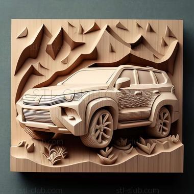 3D модель Mitsubishi Pajero Sport (STL)